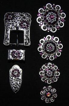 Buckle amethyst