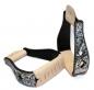 Alu stirrups Show / Black - Diamond Flower