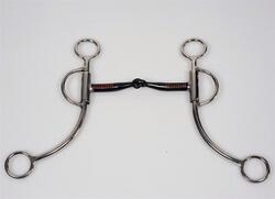 Shanked Snaffle Bit - Stainless Steel