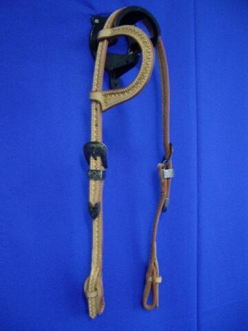 Headstall one-ear antique buckles quick release