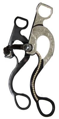 Lifter bit with snaffle mouth
