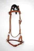 Side Pull - Braided Leather Noseband
